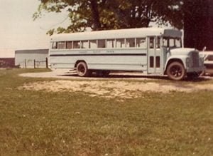 first church bus somerset baptist church 1985