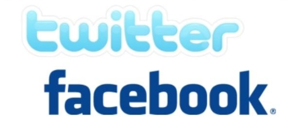 facebook and twitter