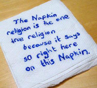 napkin religion