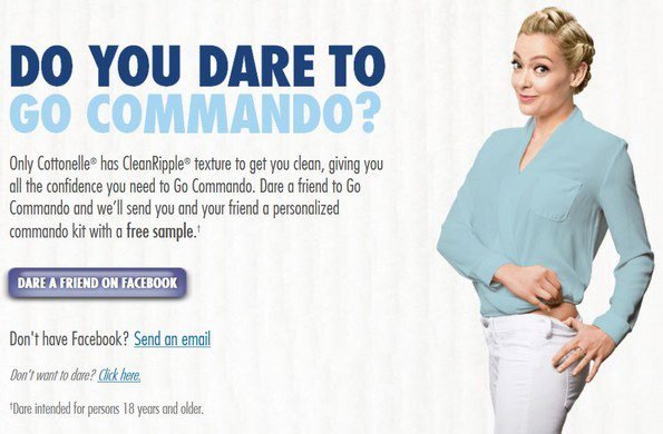 cottonelle going commando