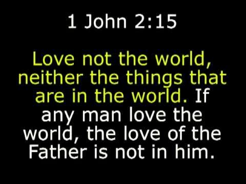 love not the world