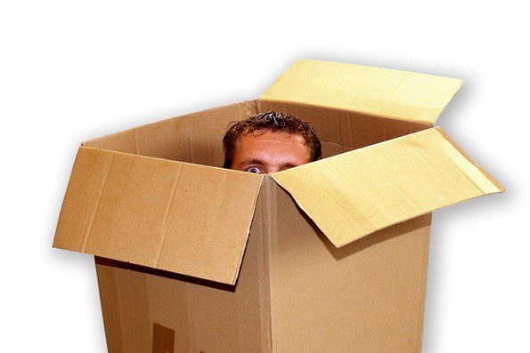 man in a box