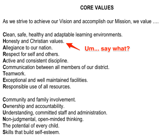 core values edon northwest school district