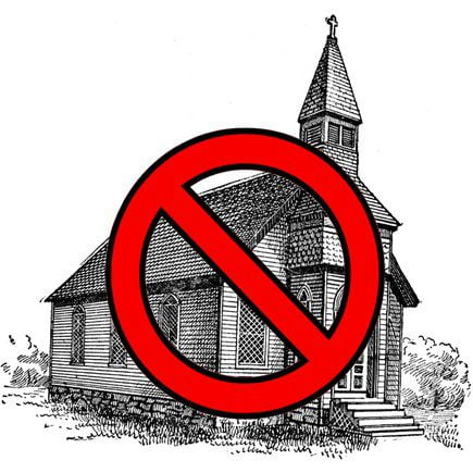 no church