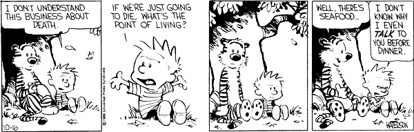 calvin and hobbes death