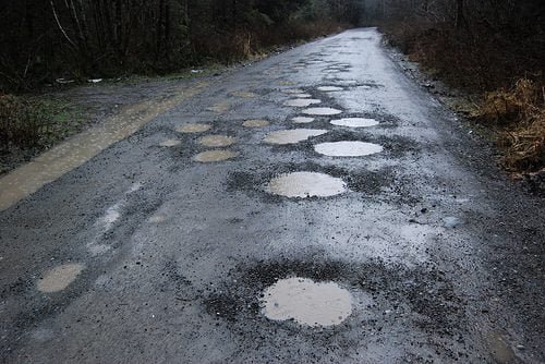 potholes