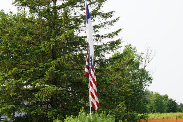flags near Fort Wayne Indiana