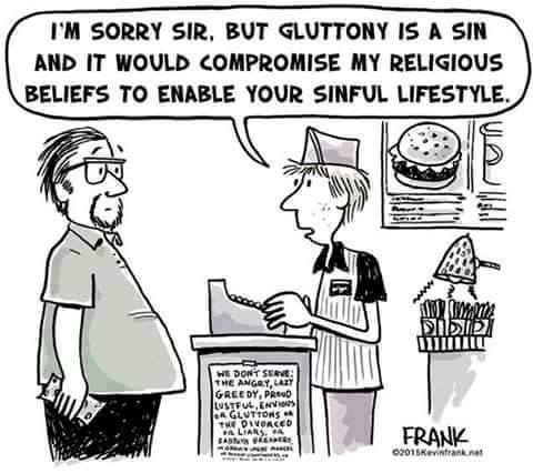 gluttony is a sin