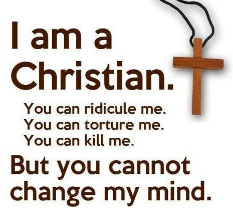 cant change christian mind