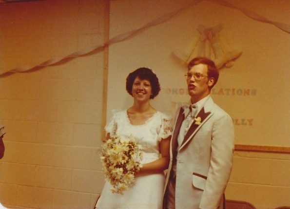 Polly and Bruce Gerencser, Wedding July 1978