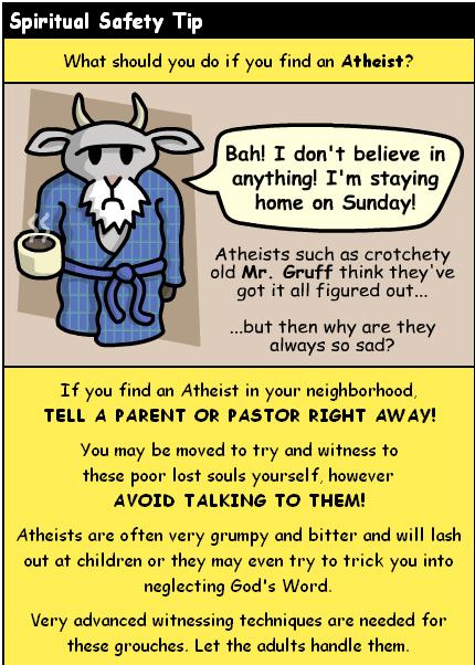 dont talk to atheists