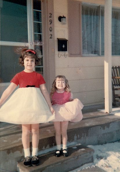 polly and kathy shope 1965