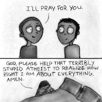 pray for atheist