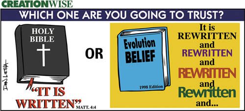 bible vs evolution