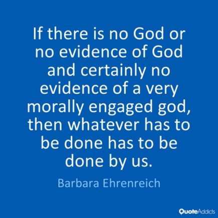 barbara ehrenreich god quote