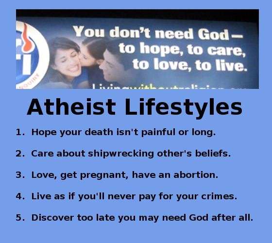 atheist lifestyles