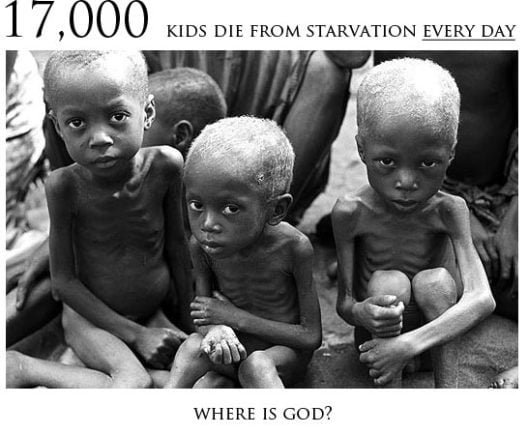 starving children