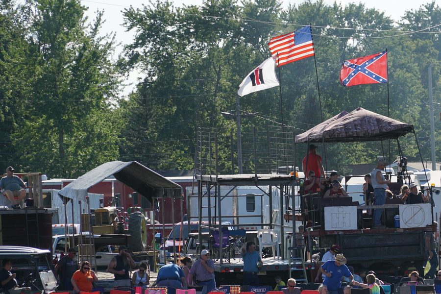 flags at henry county fair 2017