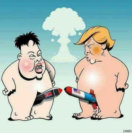 trump jong un dick wagging