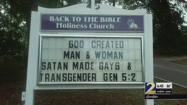 satan created gays transgenders