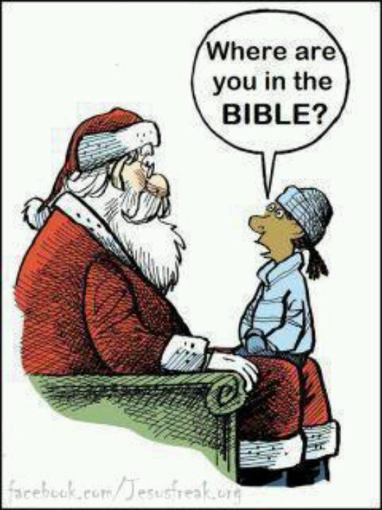 santa in the bible