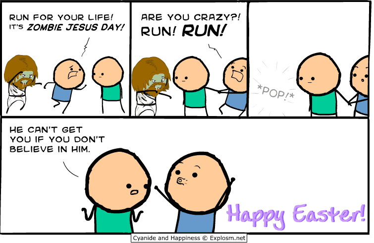 easter cyanide and happiness
