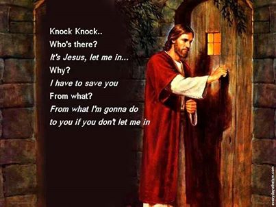 jesus knocking on the door