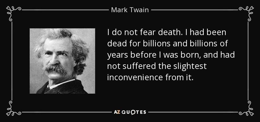 mark twain death