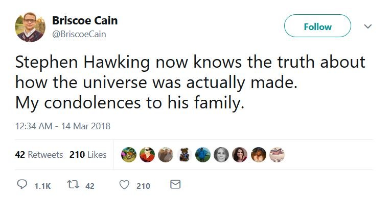 briscoe cain stephen hawking