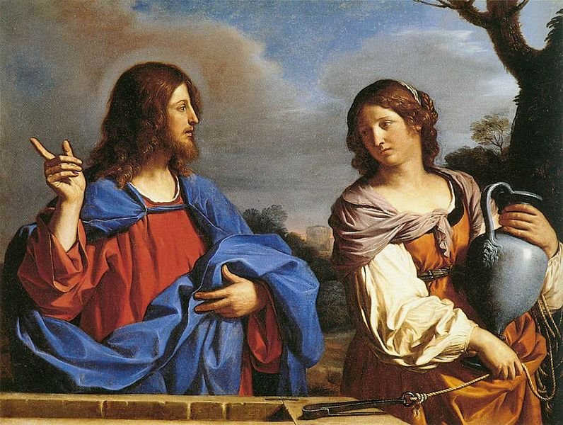 jesus alone with a woman