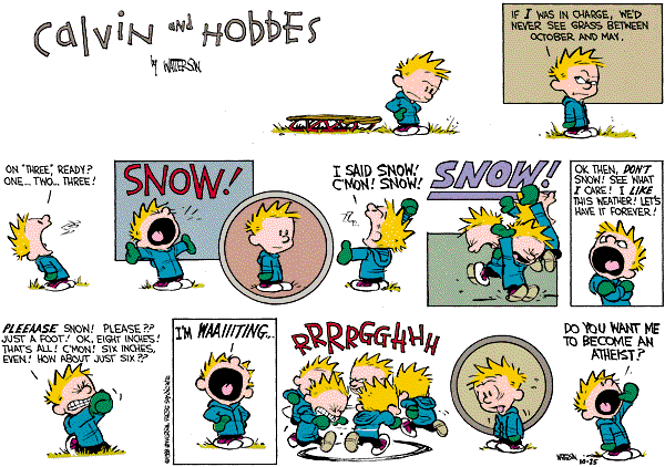 calvin hobbes atheist