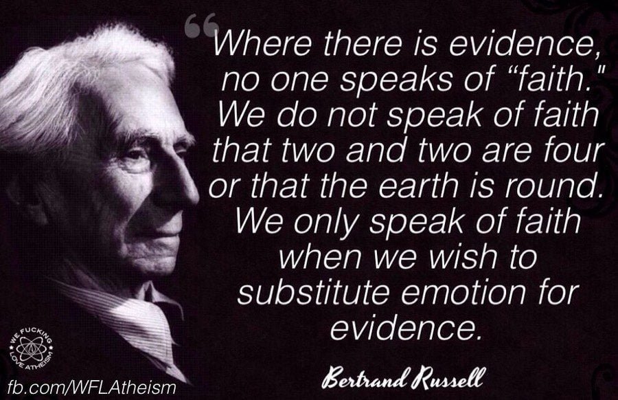 Image result for bertrand russell the possibility of being wrong