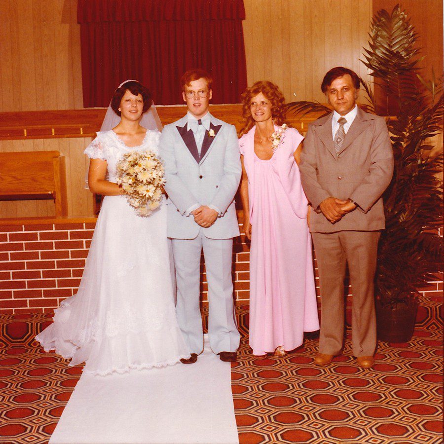 bruce polly gerencser wedding 1978