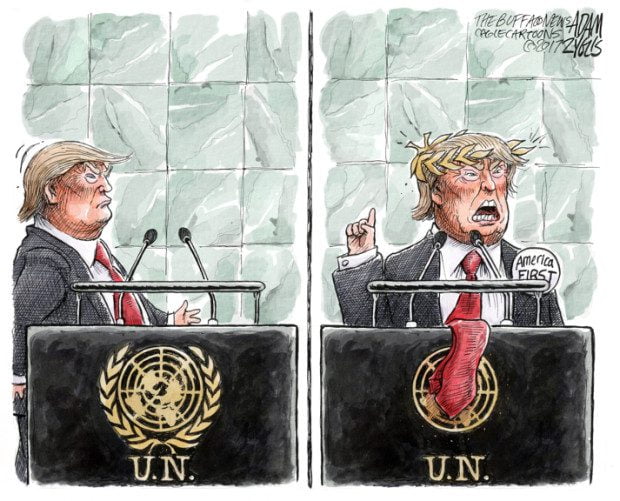 donald trump un speech