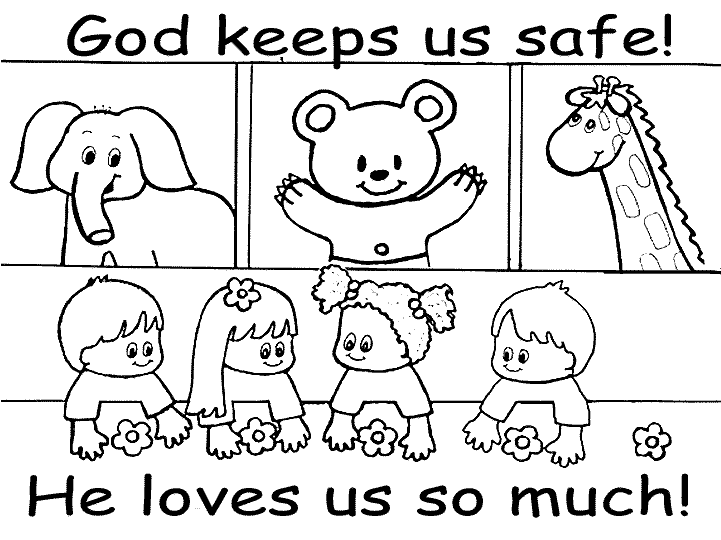 God Keeps His Promises Rainbow Coloring Page Sketch Coloring Page