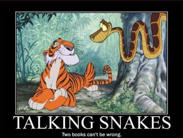 talking snakes