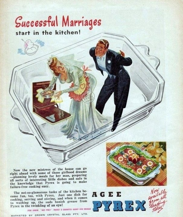 vintage pyrex ad