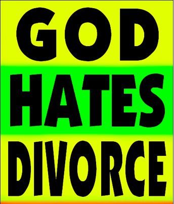 god hates divorce