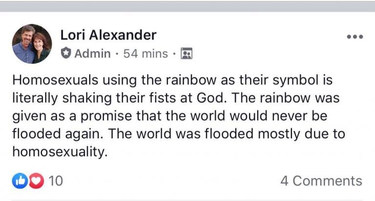 lori alexander homosexuals