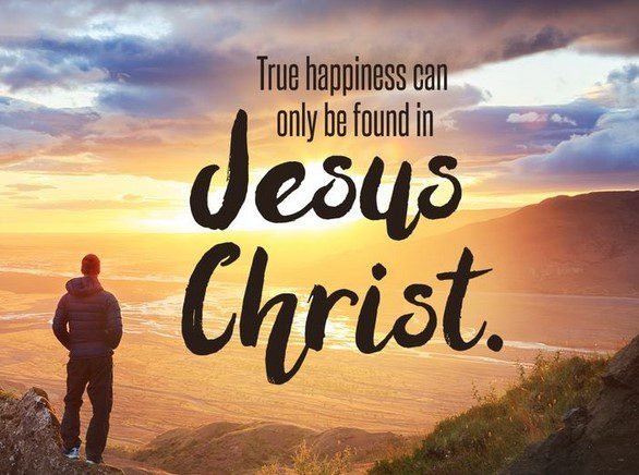 true happiness found in jesus