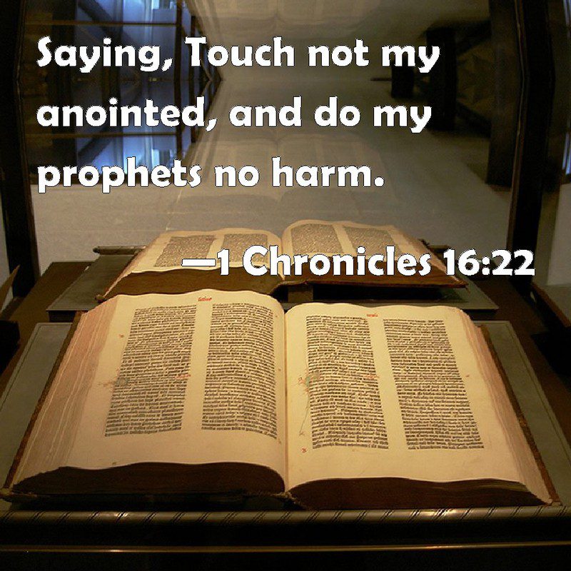 touch not my anointed