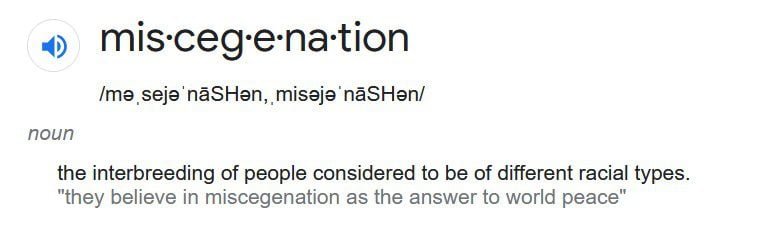 miscegenation