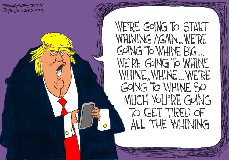 whining