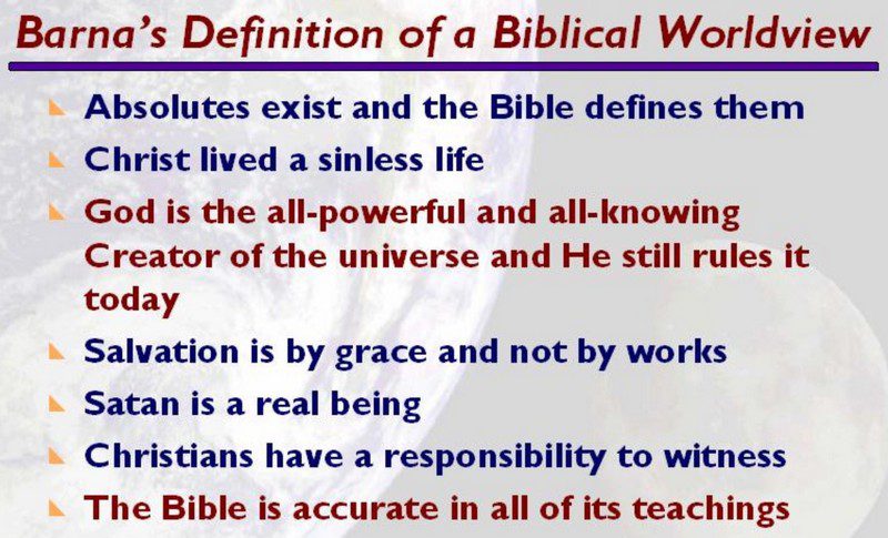 biblical worldview
