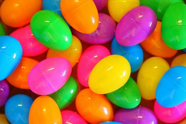 plastic easter eggs