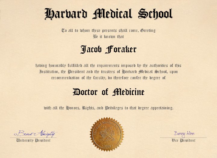 medical diploma