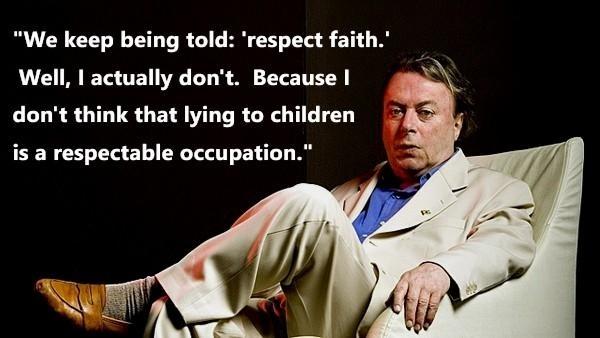 hitchens respecting religion