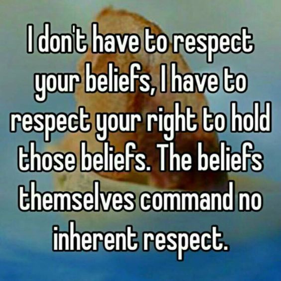 respect beliefs