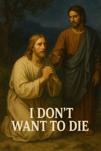 jesus saying I dont want to die