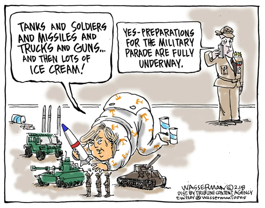 trump parade